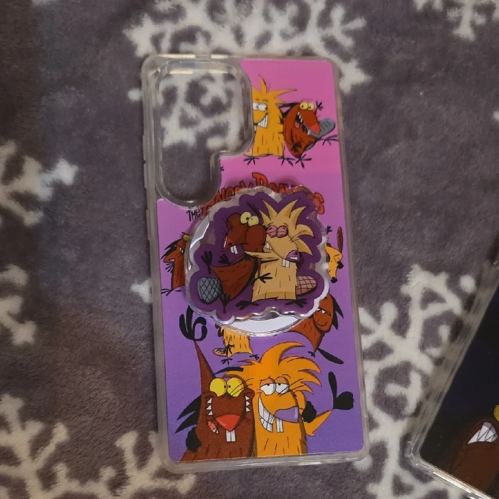 Samsung Galaxy S25 Ultra Cartoon Angry Beavers Bundle Set